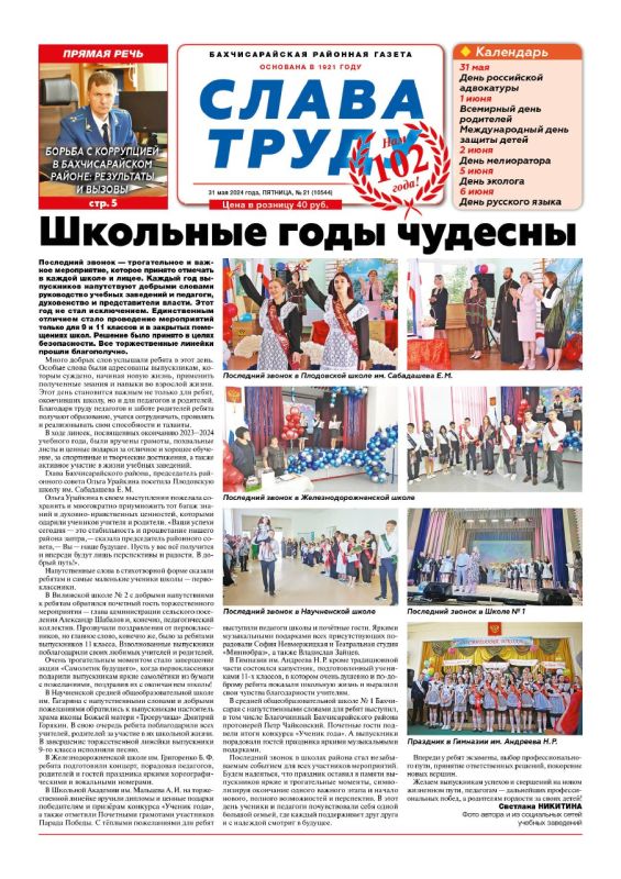 Свежая подборка первых полос районных газет Крыма Свежая подборка первых полос районных газет Крыма