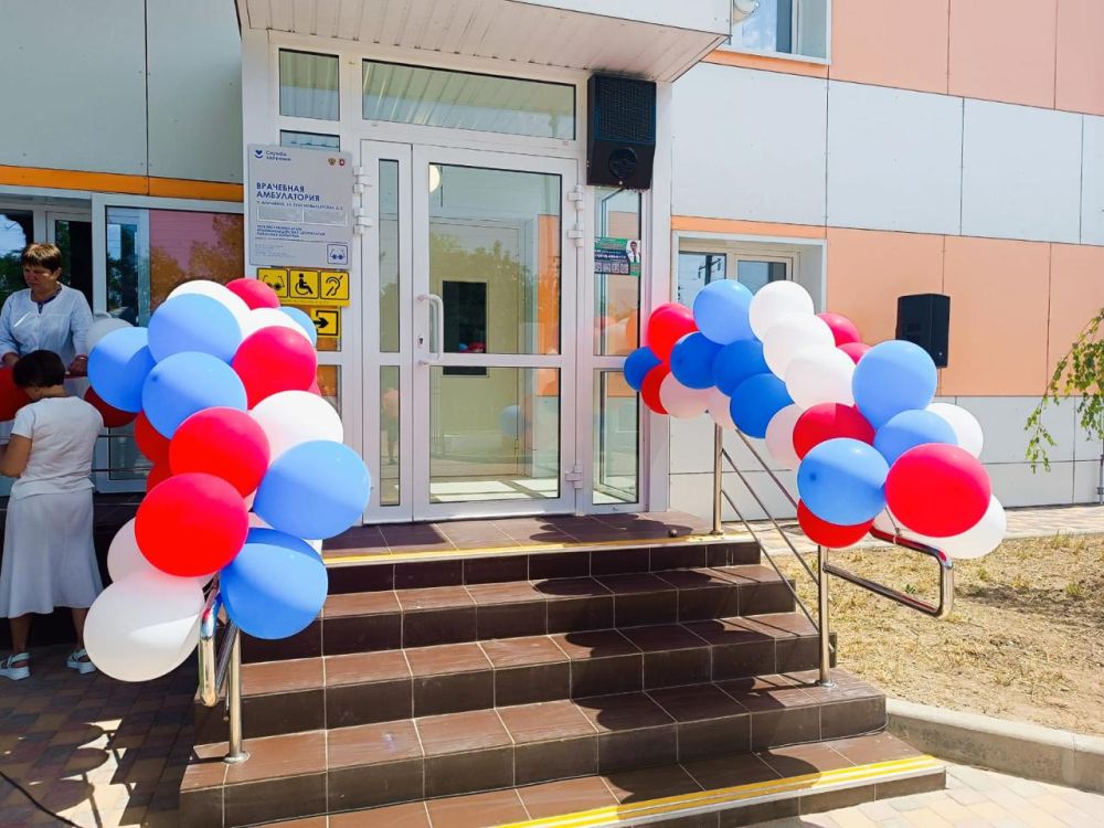 В селе Клепинино Красногвардейского района торжественно открыли врачебную амбулаторию В селе Клепинино Красногвардейского района торжественно открыли врачебную амбулаторию