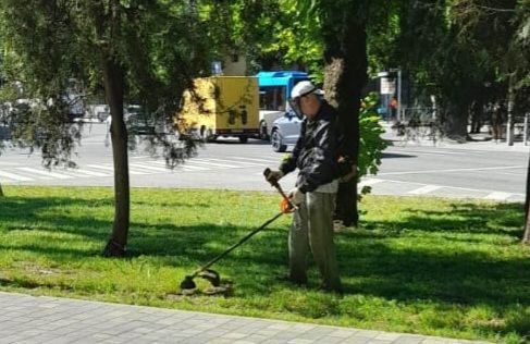 В парках и скверах Симферополя в ежедневном режиме ведётся покос травы: в работах задействовано 12 человек В парках и скверах Симферополя в ежедневном режиме ведётся покос травы: в работах задействовано 12 человек
