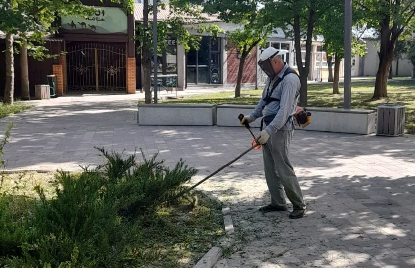 В парках и скверах Симферополя в ежедневном режиме ведётся покос травы: в работах задействовано 12 человек В парках и скверах Симферополя в ежедневном режиме ведётся покос травы: в работах задействовано 12 человек