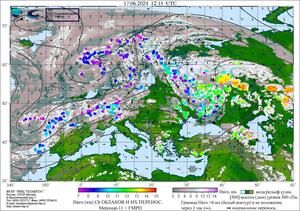 Обзор погодных условий в Европейском регионе в период с 15 по 17 июня 2024 г. Обзор погодных условий в Европейском регионе в период с 15 по 17 июня 2024 г.