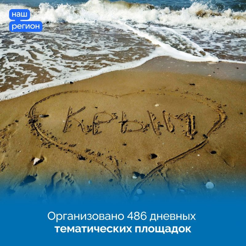 За первую смену в Крыму оздоровились около 90 тысяч детей За первую смену в Крыму оздоровились около 90 тысяч детей