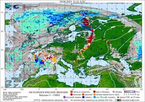 Обзор погодных условий в Европейском регионе в период с 29 июня по 1 июля 2024 г. Обзор погодных условий в Европейском регионе в период с 29 июня по 1 июля 2024 г.