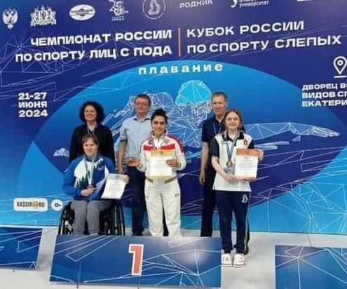 Ольга Торубарова: Воспитанница ГБУ ДО РК «Спортивная школа по паралимпийским и сурдлимпийским видам спорта», Заслуженный мастер спорта России Ани Палян завоевала три золотые медали на Чемпионате России по плаванию среди спортсменов с ПОДА (г. катеринбург) Ольга Торубарова: Воспитанница ГБУ ДО РК «Спортивная школа по паралимпийским и сурдлимпийским видам спорта», Заслуженный мастер спорта России Ани Палян завоевала три золотые медали на Чемпионате России по плаванию среди спортсменов с ПОДА (г. катеринбург)