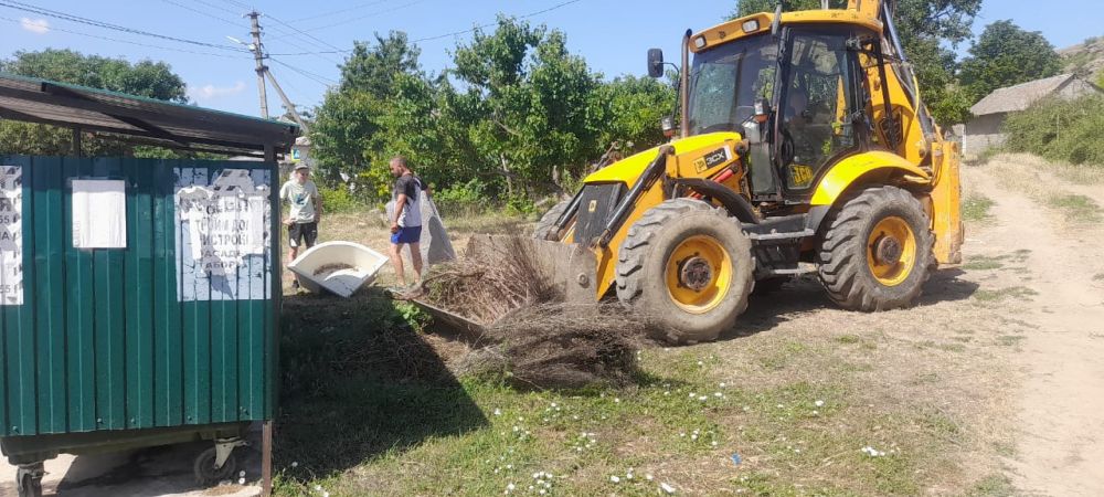 В соответствии с поручением Главы Республики Крым, в Бахчисарайском районе уделяется большое внимание вопросам санитарной очистки и благоустройства территорий сельских поселений В соответствии с поручением Главы Республики Крым, в Бахчисарайском районе уделяется большое внимание вопросам санитарной очистки и благоустройства территорий сельских поселений