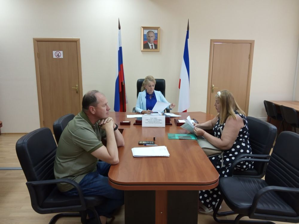 Светлана Маслова: Состоялся очередной прием граждан на котором ко мне обратились жители, проживающие в городе Симферополе, а также Белогорском, Сакском и Красногвардейском районах Светлана Маслова: Состоялся очередной прием граждан на котором ко мне обратились жители, проживающие в городе Симферополе, а также Белогорском, Сакском и Красногвардейском районах