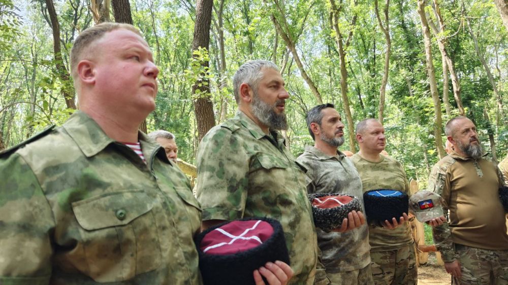 В зоне СВО состоялось освящение казачьей часовни батальона «Таврида» в составе Росгвардии В зоне СВО состоялось освящение казачьей часовни батальона «Таврида» в составе Росгвардии