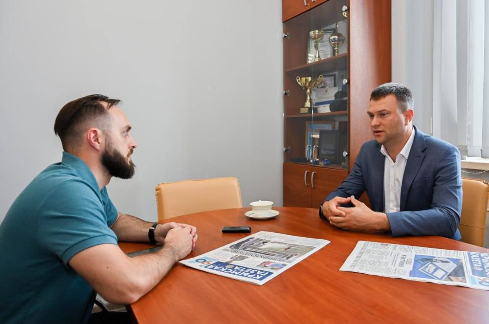 Дмитрий Шеряко: Сегодня на телеканале «Миллет» и в редакции «Крымской газеты» говорили о проекте Программы развития экономики Республики Крым до 2036 года, которую разработали по поручению Главы Республики Крым С.В.Аксёнова Дмитрий Шеряко: Сегодня на телеканале «Миллет» и в редакции «Крымской газеты» говорили о проекте Программы развития экономики Республики Крым до 2036 года, которую разработали по поручению Главы Республики Крым С.В.Аксёнова