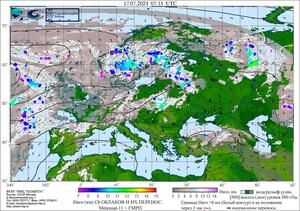 Обзор погодных условий в Европейском регионе в период с 16 по 17 июля 2024 г. Обзор погодных условий в Европейском регионе в период с 16 по 17 июля 2024 г.