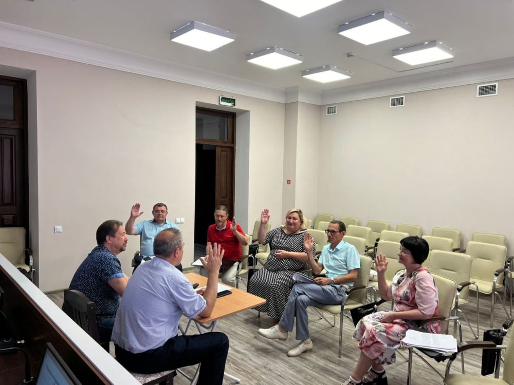26 июля 2024 года на базе ГБУК РК «Центр народного творчества Республики Крым» состоялось первое заседание Экспертного совета по оценке и отбору объектов нематериального этнокультурного достояния (далее — НЭД) Республики Крым 26 июля 2024 года на базе ГБУК РК «Центр народного творчества Республики Крым» состоялось первое заседание Экспертного совета по оценке и отбору объектов нематериального этнокультурного достояния (далее — НЭД) Республики Крым