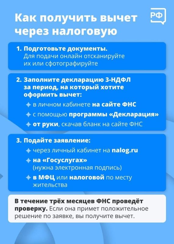 Как получить налоговый вычет за лечение? Как получить налоговый вычет за лечение?