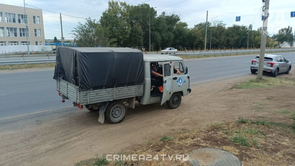Часть Симферополя утром осталась без воды из-за порыва водовода в районе улицы Киевская Часть Симферополя утром осталась без воды из-за порыва водовода в районе улицы Киевская