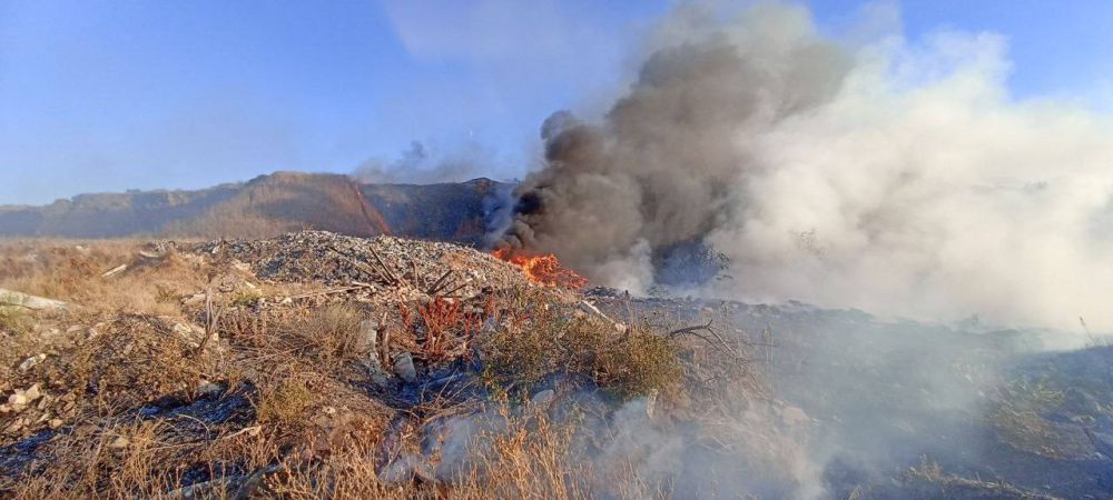Прокуратура Крыма организовала проверку в связи с возгоранием на недействующем полигоне ТБО в городе Феодосии Прокуратура Крыма организовала проверку в связи с возгоранием на недействующем полигоне ТБО в городе Феодосии