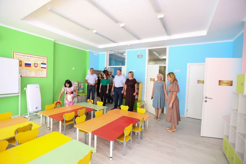 Сегодня состоялось торжественное открытие нового детского сада в селе Доброе Симферопольского района Сегодня состоялось торжественное открытие нового детского сада в селе Доброе Симферопольского района