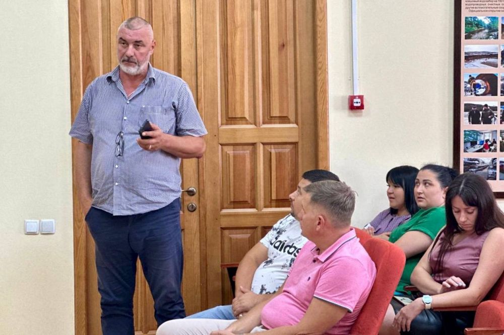 Владимир Немцев: Сегодня встретился с коллективом ГУПС «Водоканал» Владимир Немцев: Сегодня встретился с коллективом ГУПС «Водоканал»