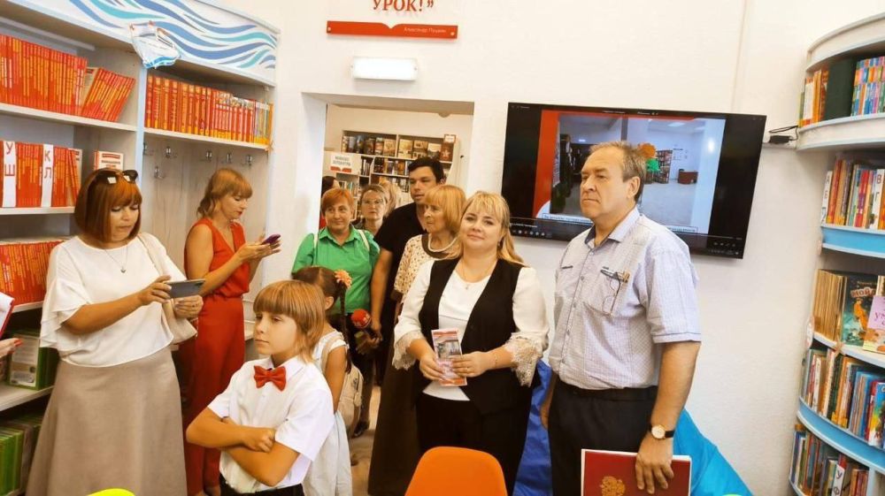 Торжественное открытие модельной Чистенской сельской библиотеки Торжественное открытие модельной Чистенской сельской библиотеки