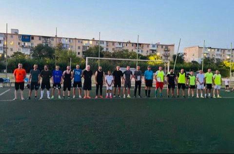 Команда сакских полицейских стала победителем в футбольном матче Команда сакских полицейских стала победителем в футбольном матче