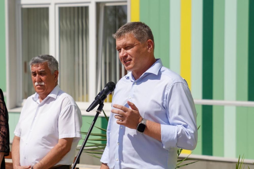 Александр Юрьев: Сегодня в мкр. Исмаил-Бей открыли новый детский сад «Фидан» Александр Юрьев: Сегодня в мкр. Исмаил-Бей открыли новый детский сад «Фидан»
