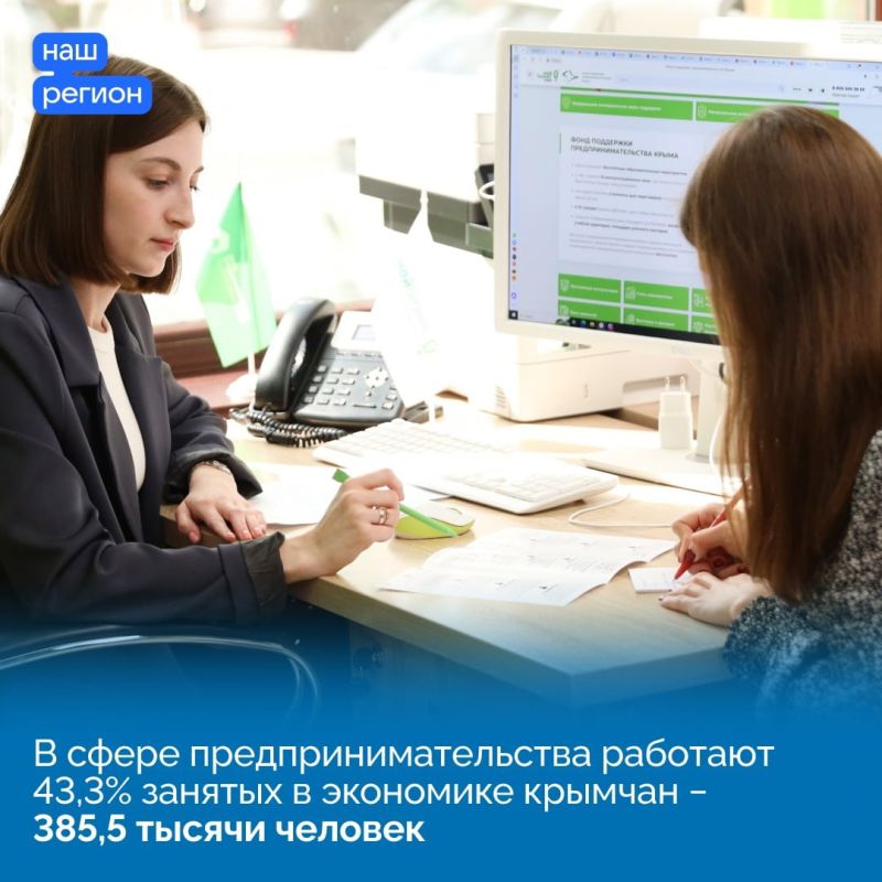 По итогам прошлого года Республика Крым заняла 21 место в рейтинге российских регионов по уровню вовлеченности населения в малый и средний бизнес По итогам прошлого года Республика Крым заняла 21 место в рейтинге российских регионов по уровню вовлеченности населения в малый и средний бизнес