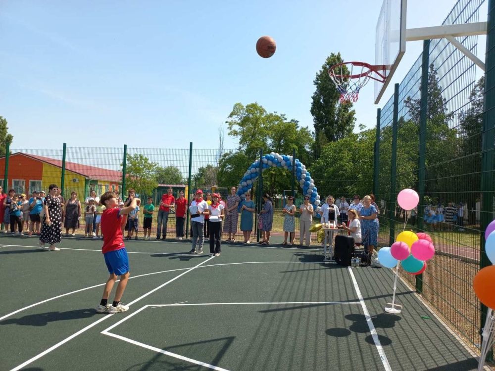 В 7 районах республики появились обновленные спортивные площадки