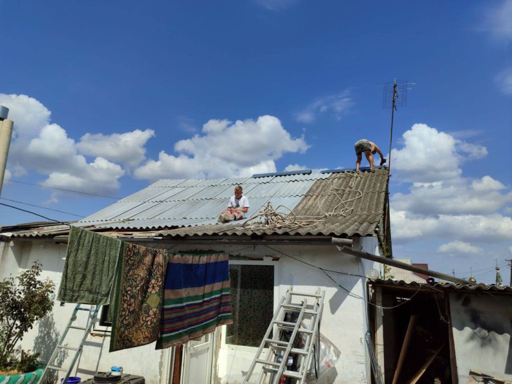 В результате прохождения 30 августа грозового фронта, сопровождающегося шквалистым ветром, непогода частично повредила... В результате прохождения 30 августа грозового фронта, сопровождающегося шквалистым ветром, непогода частично повредила...