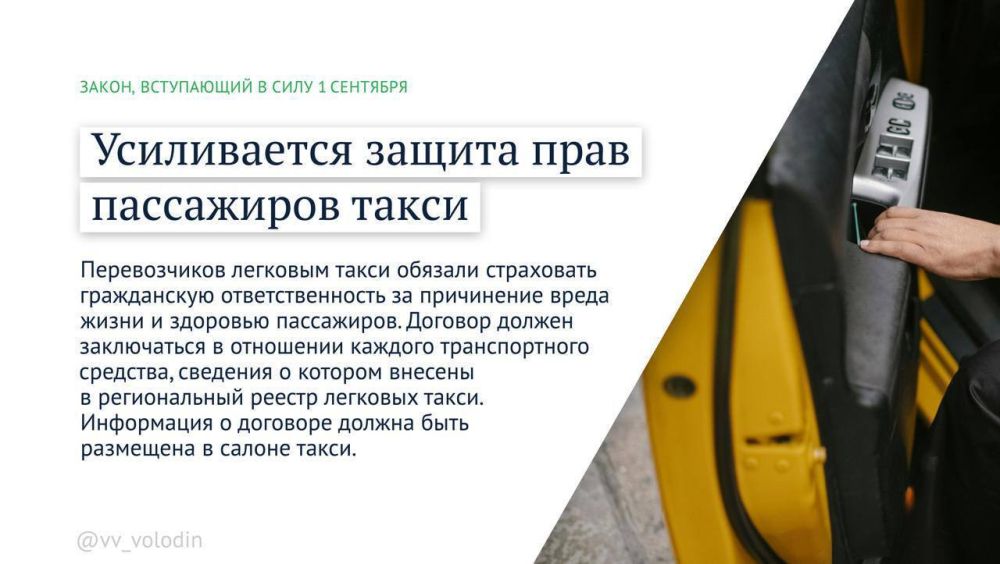 Владимир Немцев: Какие законы вступают в силу в сентябре 2024 года Владимир Немцев: Какие законы вступают в силу в сентябре 2024 года
