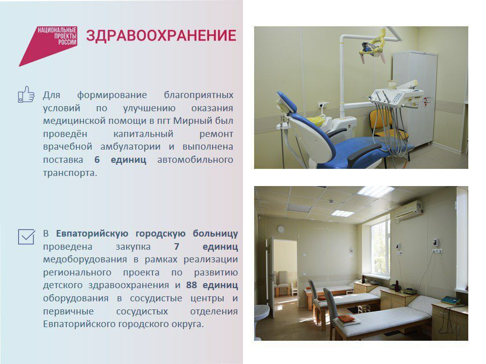 Подведены итоги реализации нацпроектов в городе Евпатория Подведены итоги реализации нацпроектов в городе Евпатория