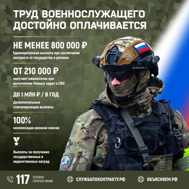 Сегодня настоящий патриот - это тот, кто сделал сознательный выбор, не остался в стороне и принял решение поступить на военную службу по контракту для защиты своей страны Сегодня настоящий патриот - это тот, кто сделал сознательный выбор, не остался в стороне и принял решение поступить на военную службу по контракту для защиты своей страны