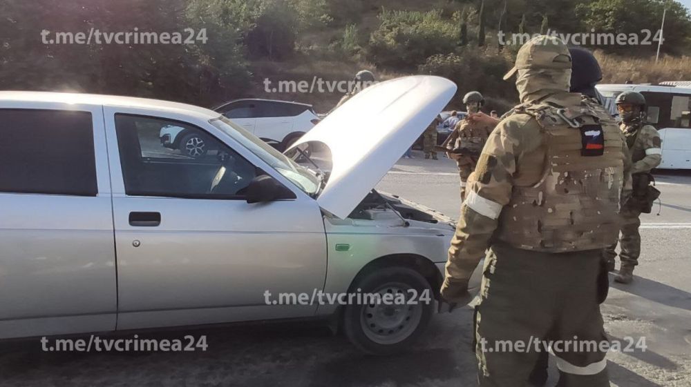 В Восточном Крыму, в рамках масштабных учений крымского ополчения, на дорогах проводятся досмотровые мероприятия В Восточном Крыму, в рамках масштабных учений крымского ополчения, на дорогах проводятся досмотровые мероприятия