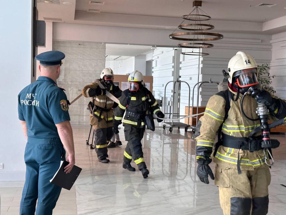 В алуштинском санатории прошли учения и мастер-класс для сотрудников В алуштинском санатории прошли учения и мастер-класс для сотрудников