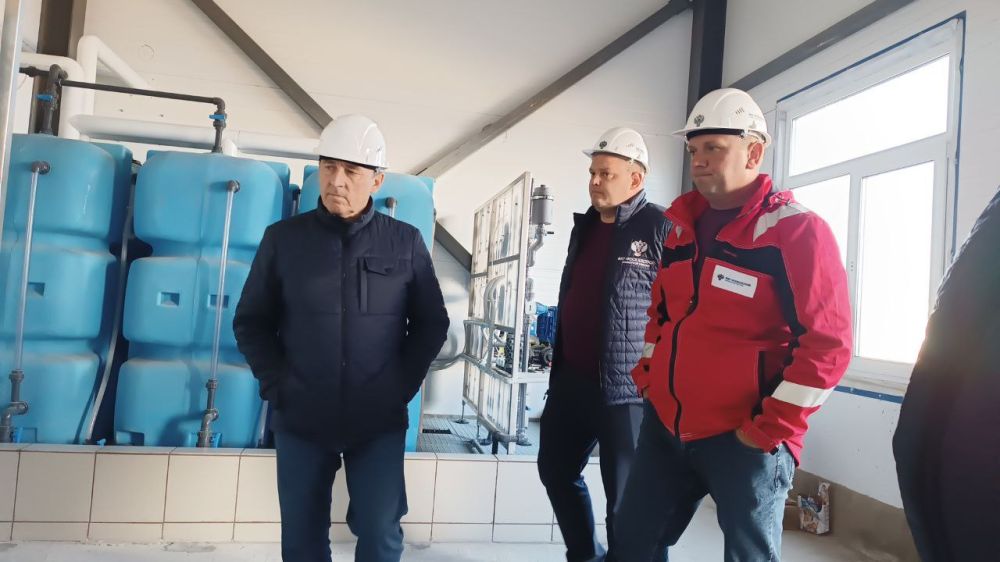 Юрий Гоцанюк: В рамках регионального проекта «Чистая вода» в Красноперекопске ведется строительство крупного водоочистного сооружения с проектной мощностью 15 тыс Юрий Гоцанюк: В рамках регионального проекта «Чистая вода» в Красноперекопске ведется строительство крупного водоочистного сооружения с проектной мощностью 15 тыс