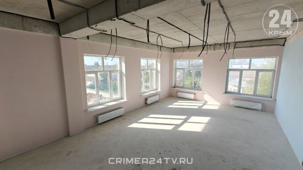 В Саках реконструкция детского сада «Светлячок» выполнена на 73% В Саках реконструкция детского сада «Светлячок» выполнена на 73%