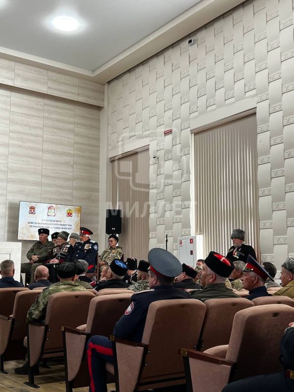 Отчётный круг Черноморского казачьего войска состоялся в Симферополе Отчётный круг Черноморского казачьего войска состоялся в Симферополе