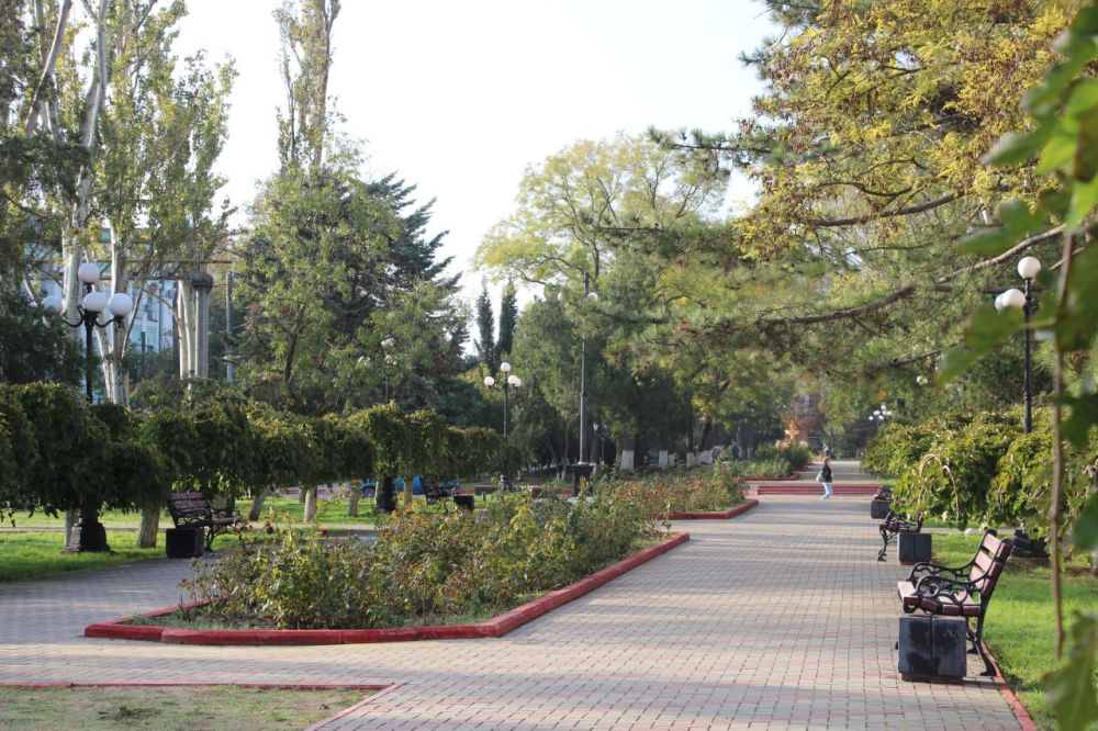 #зеленые_насаждения. В Керчи продолжаются работы по благоустройству городских цветников #зеленые_насаждения. В Керчи продолжаются работы по благоустройству городских цветников