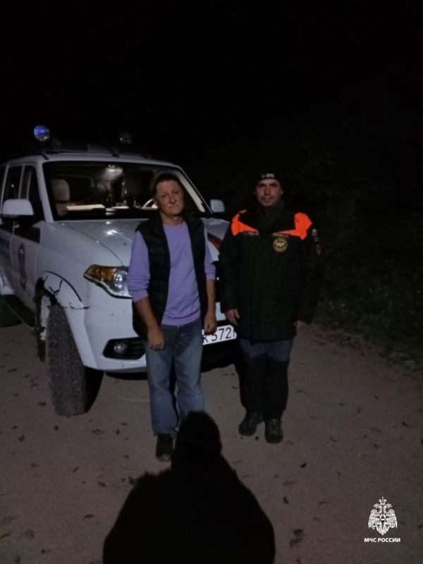 Турист заблудился ночью в горно-лесной местности Кировского района Крыма