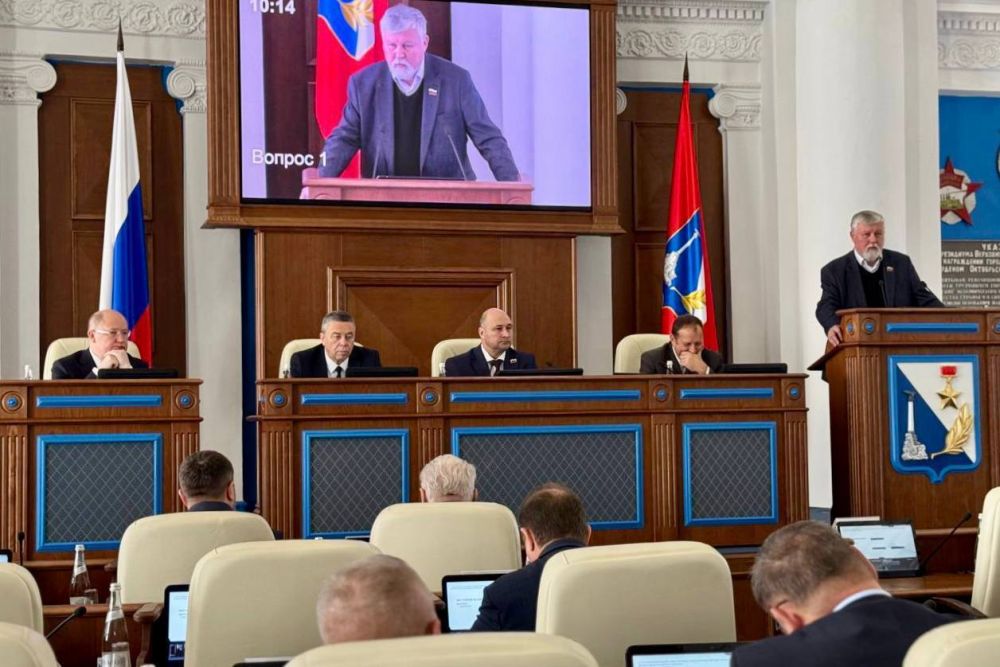 Владимир Немцев: На сегодняшнем пленарном заседании Законодательного Собрания Севастополя были рассмотрены бюджетные вопросы Владимир Немцев: На сегодняшнем пленарном заседании Законодательного Собрания Севастополя были рассмотрены бюджетные вопросы