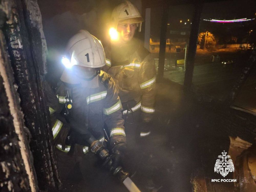 Два человека погибли на пожаре в Симферополе Два человека погибли на пожаре в Симферополе