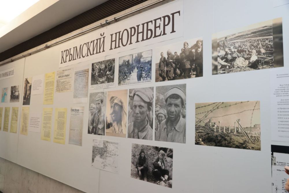Владимир Константинов: В канун 79-й годовщины начала Нюрнбергского процесса в парламенте открылась тематическая выставка о первых днях оккупации Симферополя Владимир Константинов: В канун 79-й годовщины начала Нюрнбергского процесса в парламенте открылась тематическая выставка о первых днях оккупации Симферополя