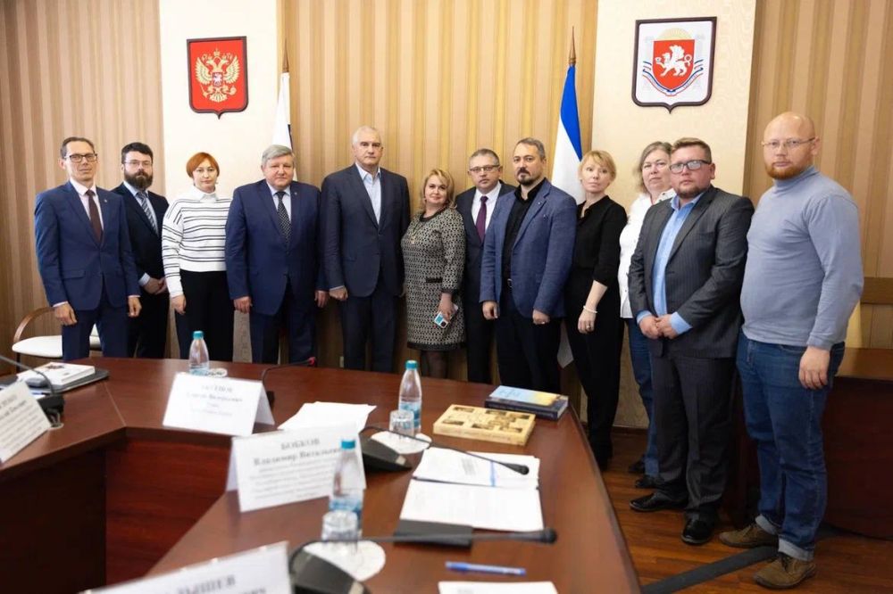 Под руководством Главы Республики Крым Сергея Аксёнова в Симферополе состоялась рабочая встреча заместителя Председателя... Под руководством Главы Республики Крым Сергея Аксёнова в Симферополе состоялась рабочая встреча заместителя Председателя...