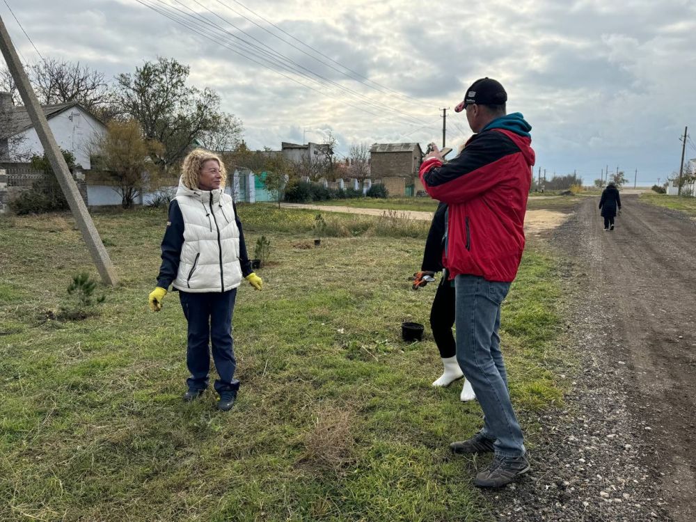 Александр Дудинов: Объединились чтобы озеленить родное село Александр Дудинов: Объединились чтобы озеленить родное село