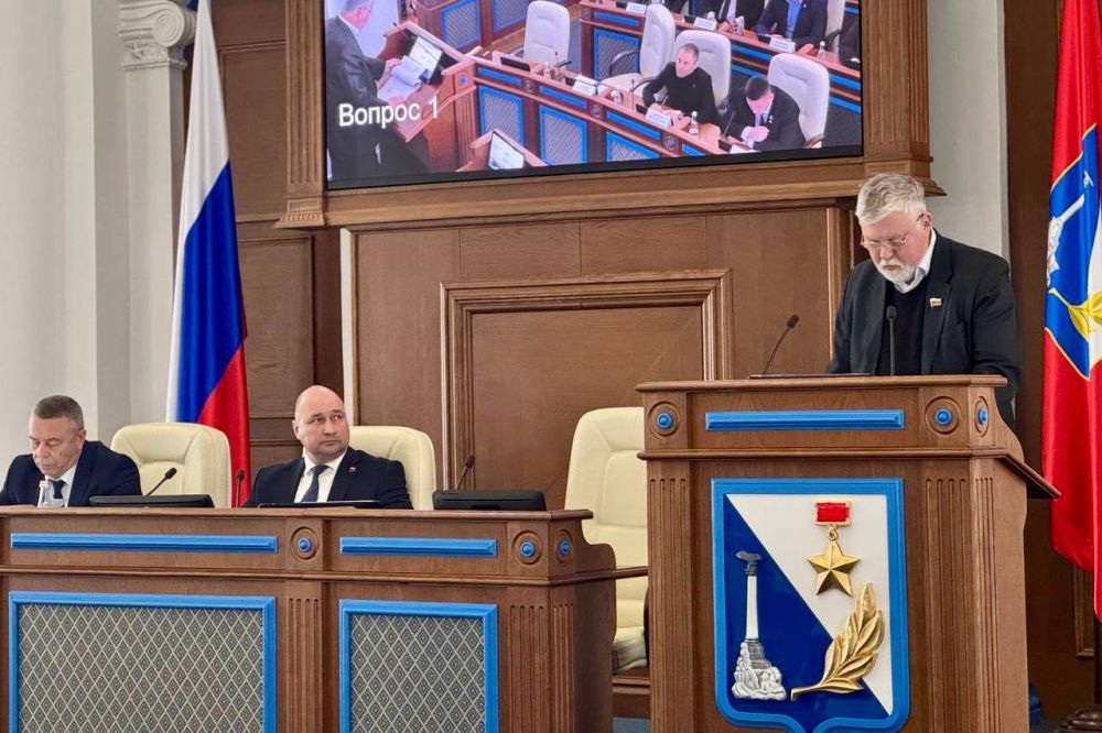 Владимир Немцев: Сегодня на пленарном заседании был утверждён бюджет города Севастополя на 2025 год и плановый период 2026-2027 годов Владимир Немцев: Сегодня на пленарном заседании был утверждён бюджет города Севастополя на 2025 год и плановый период 2026-2027 годов