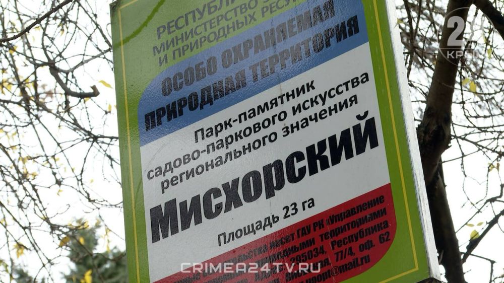 Мисхорский парк в Кореизе реконструируют к 2027 году по поручению главы Крыма Сергея Аксёнова Мисхорский парк в Кореизе реконструируют к 2027 году по поручению главы Крыма Сергея Аксёнова