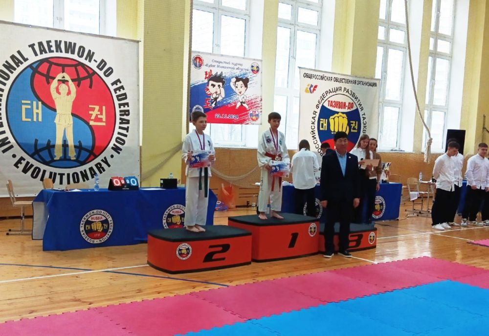 Юные спортсмены Насыпного стали победителями и призерами Кубка Московской области по таэкван-до Юные спортсмены Насыпного стали победителями и призерами Кубка Московской области по таэкван-до