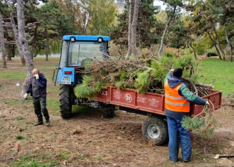 350 кубометров листвы и мусора собрали коммунальщики в Симферополе за ноябрь 350 кубометров листвы и мусора собрали коммунальщики в Симферополе за ноябрь