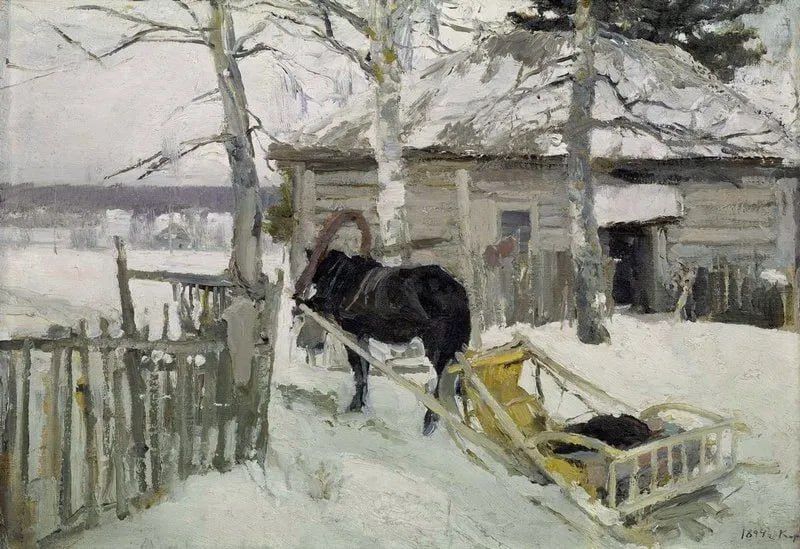 Константин Коровин уже в 1880-х годах увлекся новым для России живописным течением, и его работу «Портрет хористки» называли «первой ласточкой русского импрессионизма» Константин Коровин уже в 1880-х годах увлекся новым для России живописным течением, и его работу «Портрет хористки» называли «первой ласточкой русского импрессионизма»