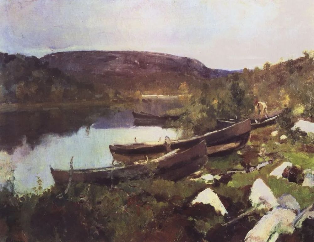 Константин Коровин уже в 1880-х годах увлекся новым для России живописным течением, и его работу «Портрет хористки» называли «первой ласточкой русского импрессионизма» Константин Коровин уже в 1880-х годах увлекся новым для России живописным течением, и его работу «Портрет хористки» называли «первой ласточкой русского импрессионизма»