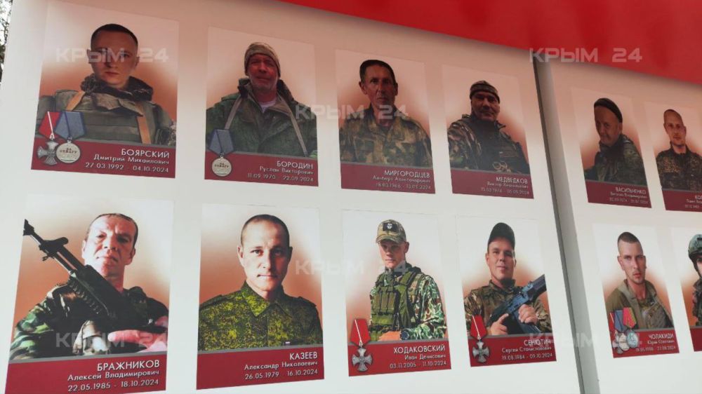 В Керчи композицию «Герои СВО» дополнили портретами бойцов В Керчи композицию «Герои СВО» дополнили портретами бойцов
