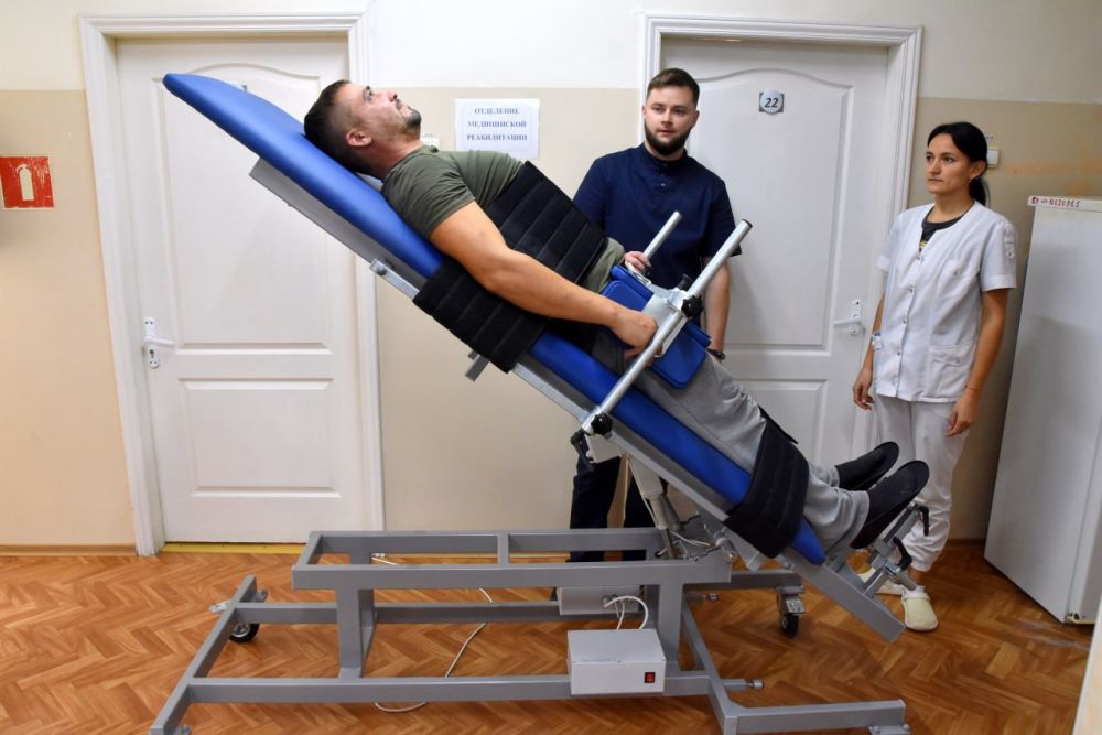 Более ста единиц оборудования для медицинской реабилитации поставлено в две крымские больницы Более ста единиц оборудования для медицинской реабилитации поставлено в две крымские больницы