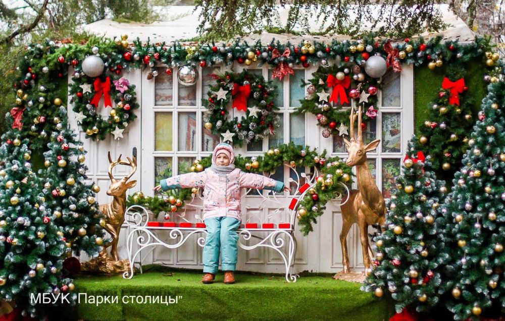 Детский парк украсила волшебная новогодняя фотозона Детский парк украсила волшебная новогодняя фотозона