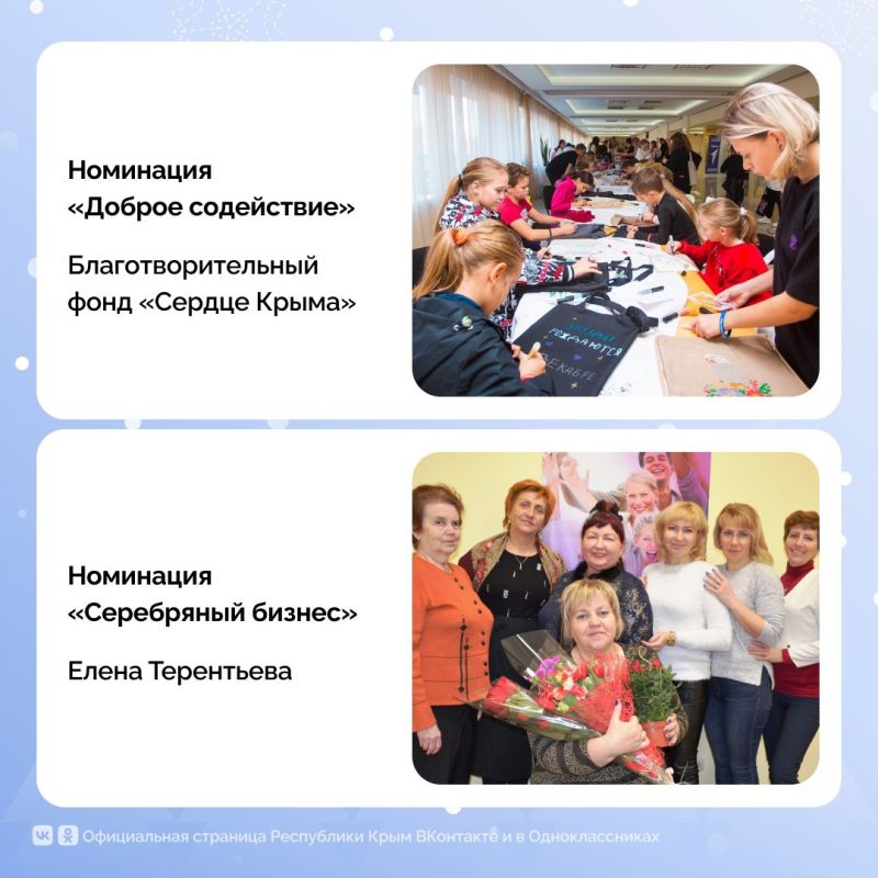 В Симферополе подвели итоги регионального этапа Всероссийского конкурса «Мой добрый бизнес» В Симферополе подвели итоги регионального этапа Всероссийского конкурса «Мой добрый бизнес»
